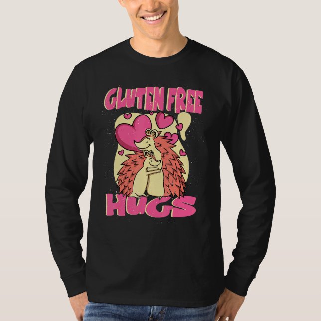 Camiseta Gluten Free Hugs Celiac (Anverso)