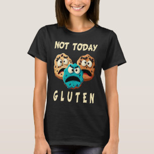 Camiseta Gluten Free No Today Gluten Celiac Aller