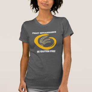 Camiseta Gluten Free Shirt Fight Intolerance
