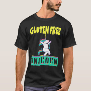 Camiseta Gluten Free Unicorn Celiac