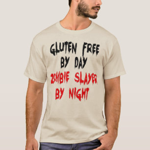 Camiseta Gluten Free Zombie Slayer