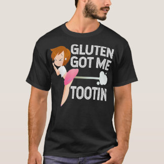 Camiseta GLUTEN ME CONSIGUIÓ DEMASIADO DIVERTIDO Gluten Die