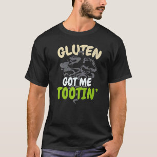Camiseta Gluten Me Consiguió Tootin Celiac Enfermedad Conci