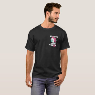Camiseta Gluten Me Consiguió Tootin - Enfermedad Celiaca