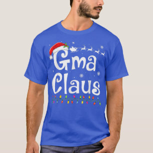Camiseta Gma Claus Funny Abuela Navidades de Santa Pajamas 