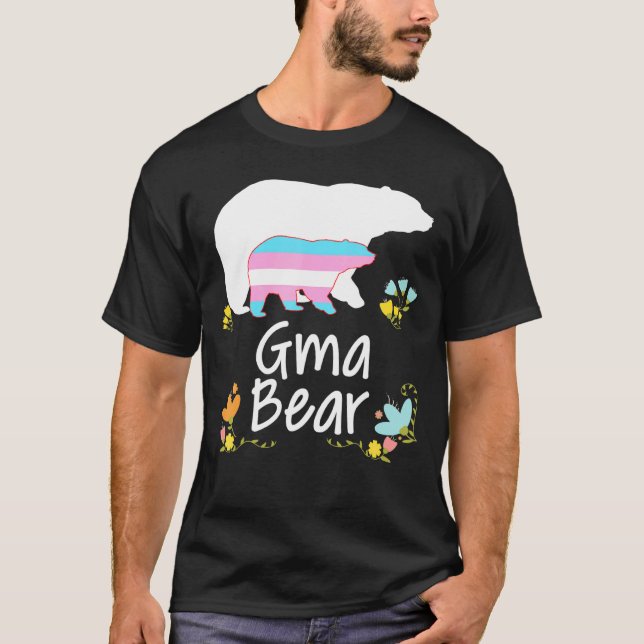 Camiseta Gma Lgbt Oso Transgénero Rainbow Lgbt Lesbiana Gay (Anverso)