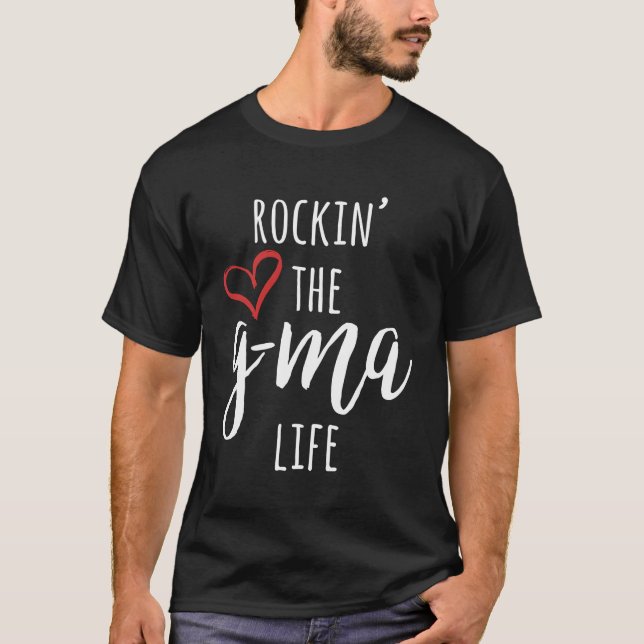 Camiseta Gma Rockin' La abuela de la vida de las G-Mamáes (Anverso)