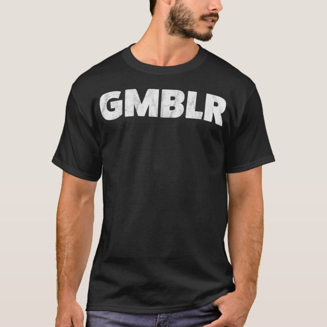 Camiseta GMBLR Poker y tragamonedas Juegos de Casino (Anverso)