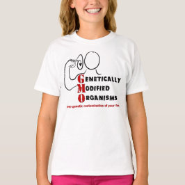 Camiseta GMO genético modificó los organismos locos