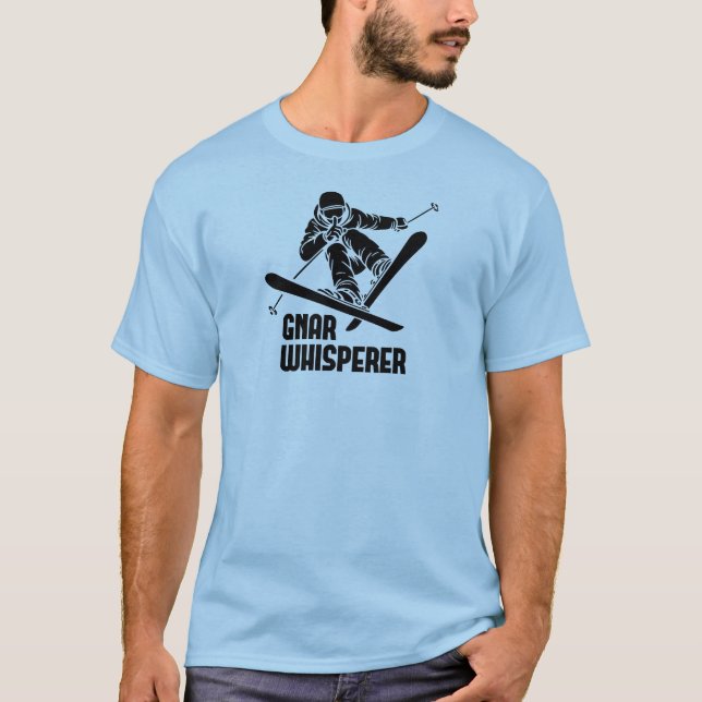 Camiseta Gnar Whisperer Skiing (Anverso)