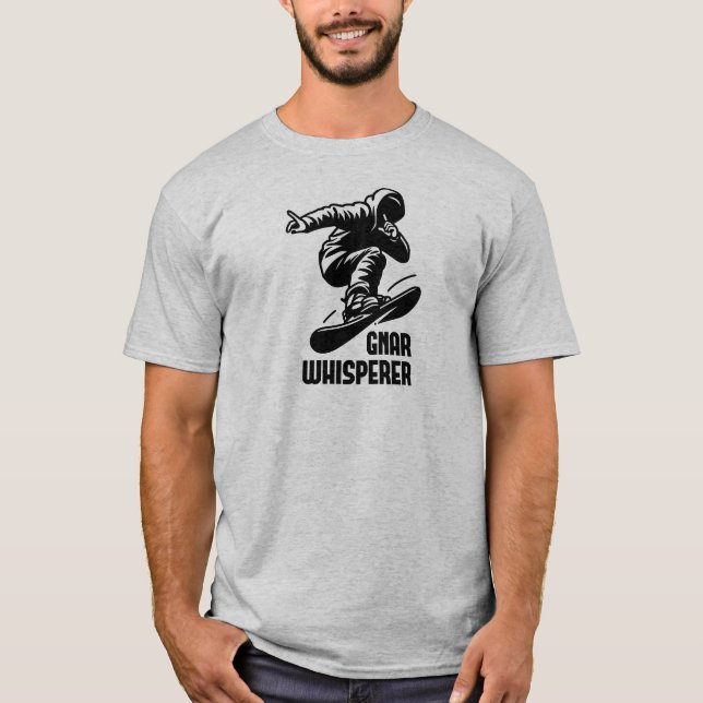 Camiseta Gnar Whisperer Snowboarding (Anverso)