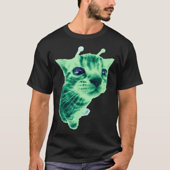 Camiseta Gnarp Cat Silly Alien Cat Meme Brainrot Meme Funny (Anverso)