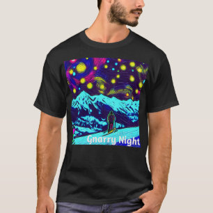Camiseta Gnarry Nightski Van Gough divertido apres ski