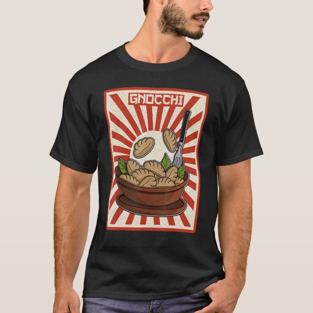 Camiseta Gnocchi Nocken Italia Alpes Italianos Fideos Pasta (Anverso)