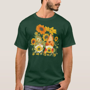 Camiseta Gnoma Único De Girasol Para Autu De Hippies Y Gard