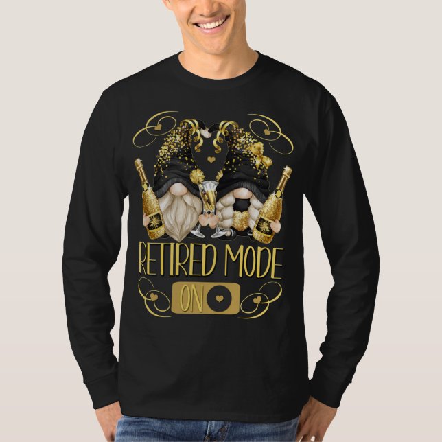 Camiseta Gnomas De Jubilación Graciosos Para Mujeres Jubila (Anverso)