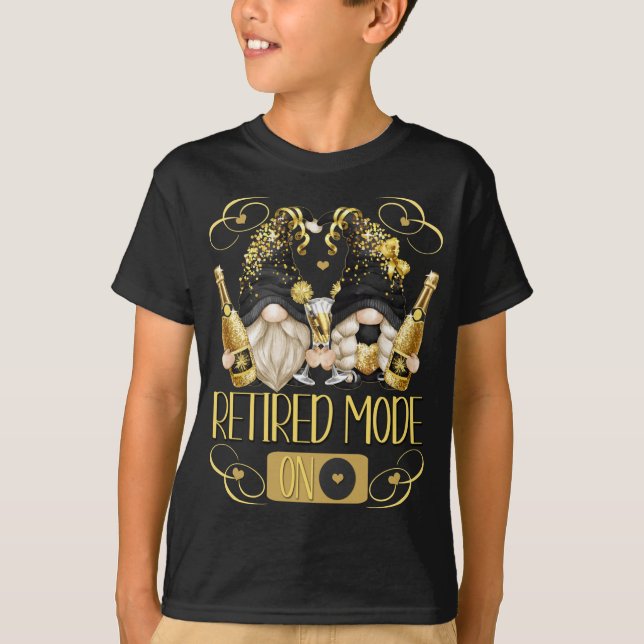 Camiseta Gnomas De Jubilación Graciosos Para Mujeres Jubila (Anverso)