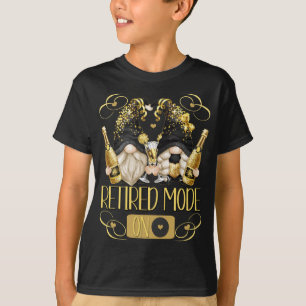 Camiseta Gnomas De Jubilación Graciosos Para Mujeres Jubila
