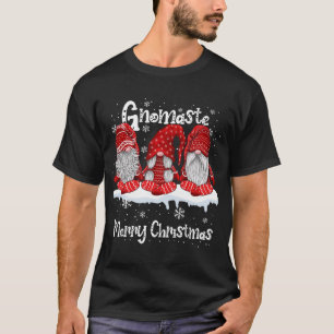 Camiseta Gnomaste divertida Feliz Navidad Gnomes Yoga Amant