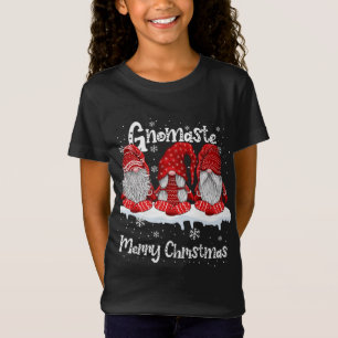 Camiseta Gnomaste divertida Feliz Navidad Gnomes Yoga Amant
