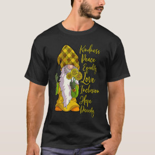 Camiseta Gnome Amabilidad Paz Igualdad Amor Inclusión Esper