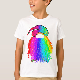Camiseta Gnome arcoiris con máscara