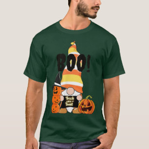 Camiseta Gnome Boo Halloween, Boo Boo Crew, Otoño Fall Hol