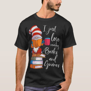 Camiseta Gnome Book Lover Leading Club Gnome Lover