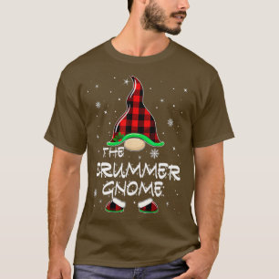 Camiseta Gnome Búfalo de tambor Corto de la Familia Cristo