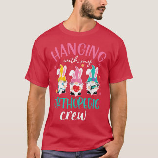 Camiseta Gnome Bunny Colgado Con La Enfermería Ortopédica D