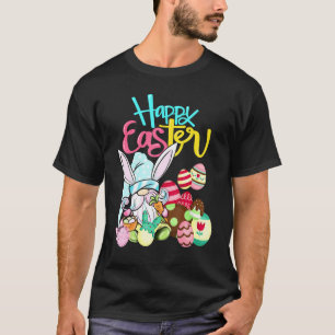 Camiseta Gnome Bunny Egg Hunting Happy Easter 2022