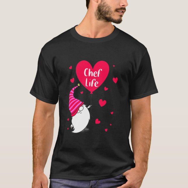 Camiseta Gnome Chef Life 95 Birthday Gift T- (Anverso)