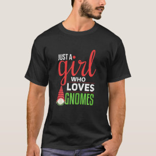 Camiseta Gnome Chica Gnome I Love Garden Gnomes