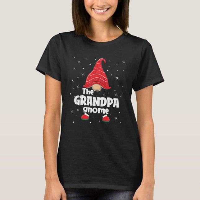 Camiseta Gnome con barba Navidades con pareja regalo divert (Anverso)