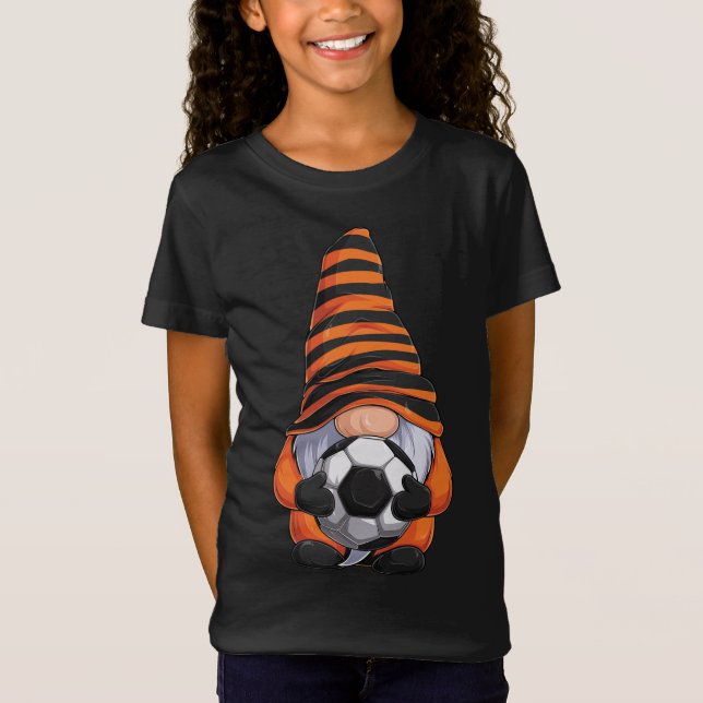 Camiseta Gnome con jugador de fútbol de halloween (Anverso)