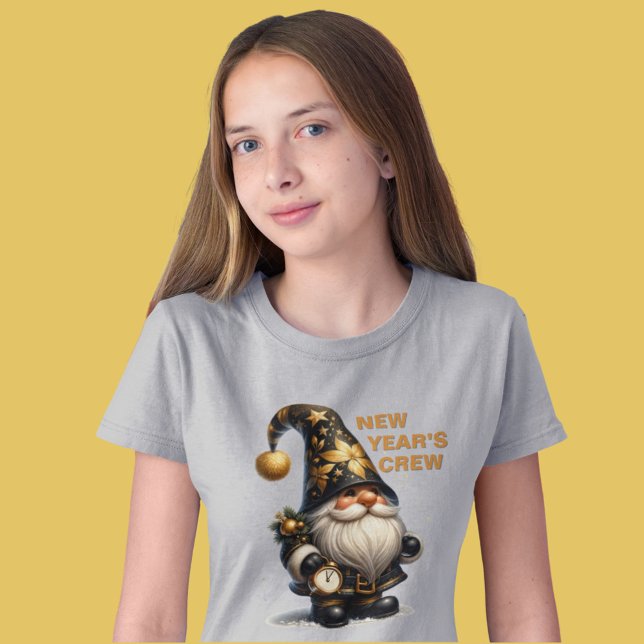 Camiseta Gnome de Año Nuevo de la tripulación (Subido por el creador)