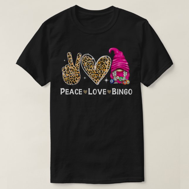 Camiseta Gnome de Bingo Lucky (Diseño del anverso)