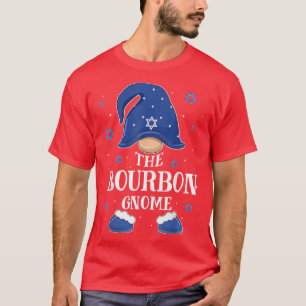 Camiseta Gnome de Borbón Hanukkah Familia judía coincidente