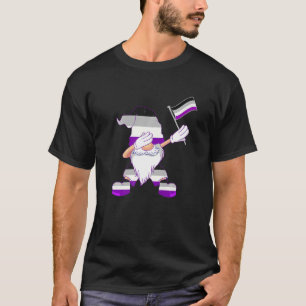 Camiseta Gnome de danza asexual Bandera asexual