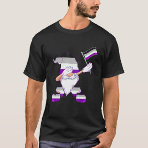 Camiseta Gnome de danza asexual Bandera asexual