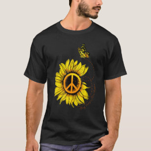 Camiseta Gnome De Girasol Con Gnoma Hippie De Bee Para Flor