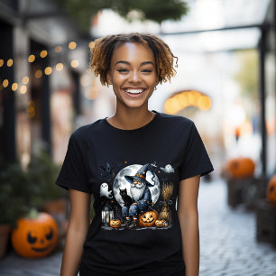 Camiseta Gnome de Halloween para gato negro - regalo perfec