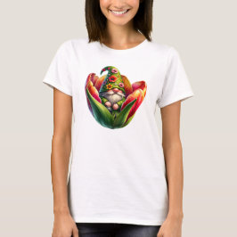 Camiseta Gnome de jardín de acuarela caprichosa