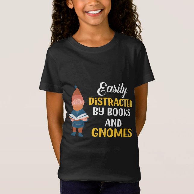 Camiseta Gnome de jardín distrado fácilmente por Boo de lib (Anverso)