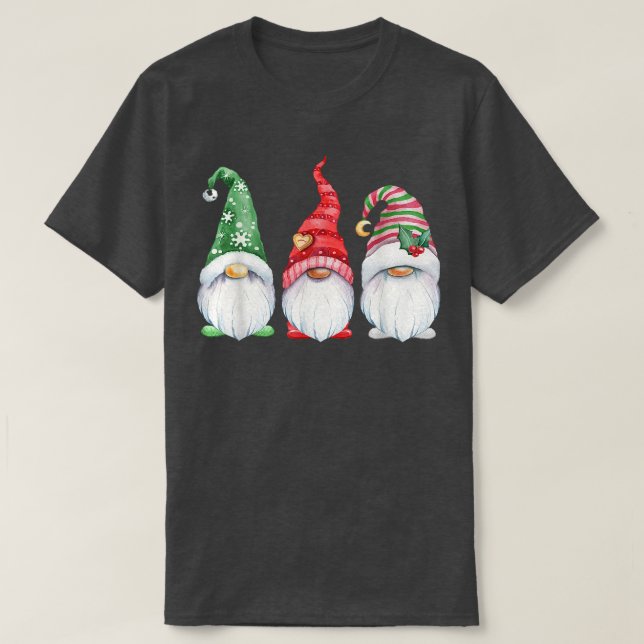 Camiseta Gnome De Jardín Para Navidades De Vacaciones Gnome (Diseño del anverso)