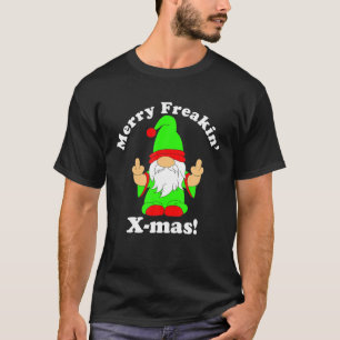 Camiseta Gnome de los divertidos y gruñidos Navidades de Me