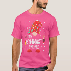 Camiseta Gnome de los Navidades familiares de la gimnasta
