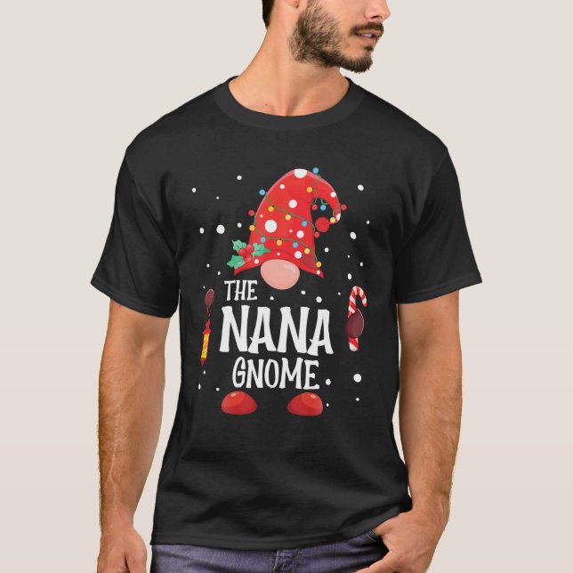 Camiseta Gnome de los Navidades familiares de Nana Gnome (Anverso)