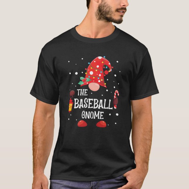 Camiseta Gnome de los Navidades familiares que juegan con e (Anverso)