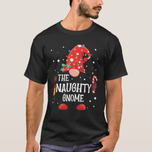 Camiseta Gnome de los traviesos Navidades familiares que co